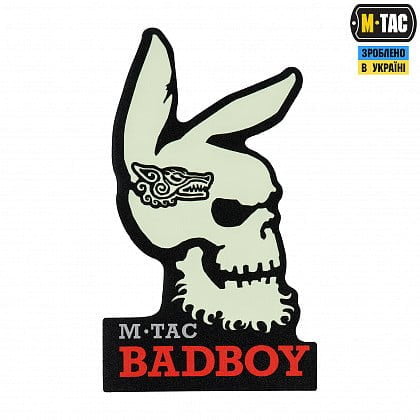 M-Tac нашивка Bad Boy (tattoo) Black/GID